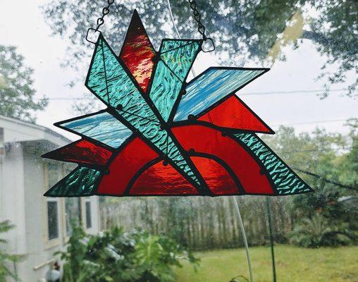 Sunrise suncatcher -  Made To Order  Colors Will Vary