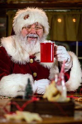 Christmas time means Cookies with Santa