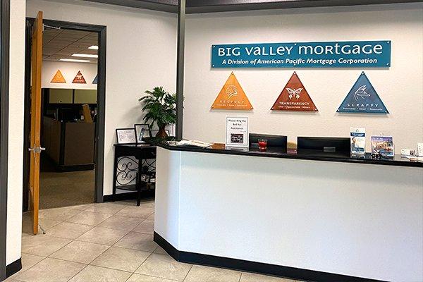 Photo of the front lobby at our Fresno branch.