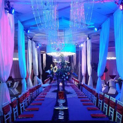 Lighting, Drapery & Crystal Decor