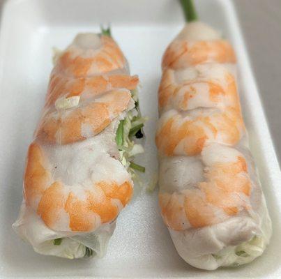 Spirng rolls, tasted fine