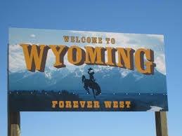 Welcome to Wyoming sign.