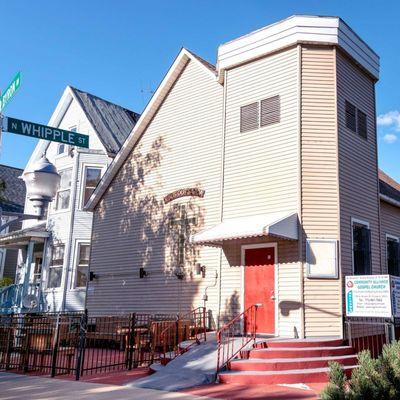 Church on the corner of Whipple and Byron