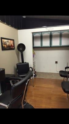 Update of what the salon looks like after the remodel.