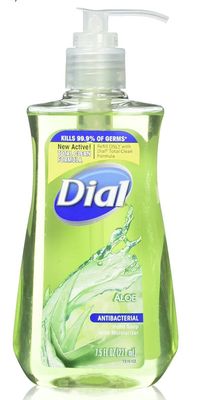 Dial Antibacterial Soap has Aloe