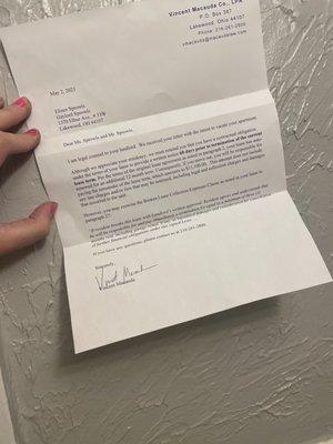 Legal letter