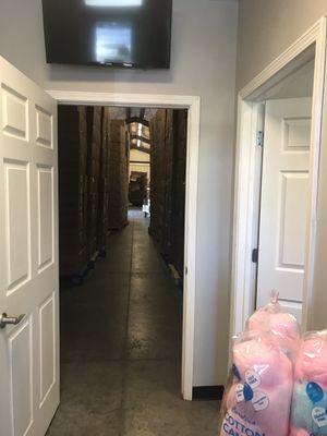 Hallway to the warehouse