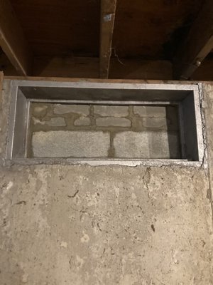 Sealing of basement windows