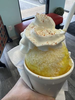 Pineapple snowball