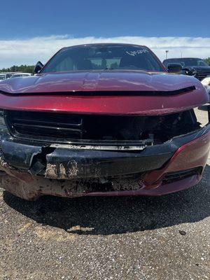 Front end damage