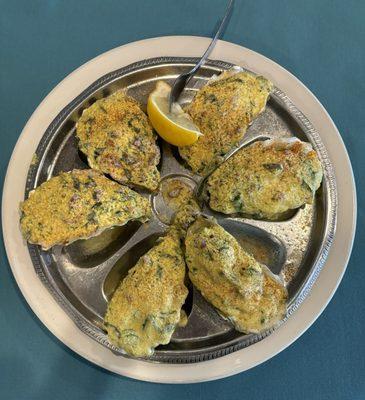 Oysters Rockefeller