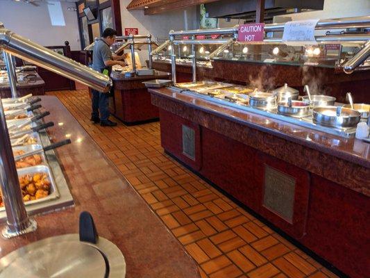 Steam tables at Eastern Buffet