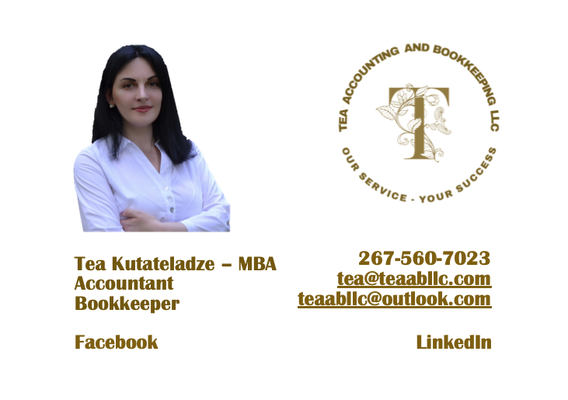 Tea Accounting and Bookkeeping