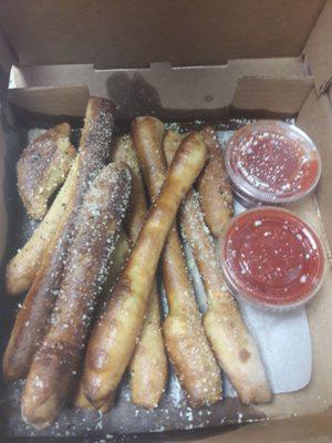 Very good homemade breadsticks