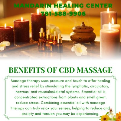 Benefits of CBD massage