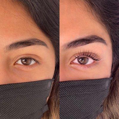 Lash lift & tint