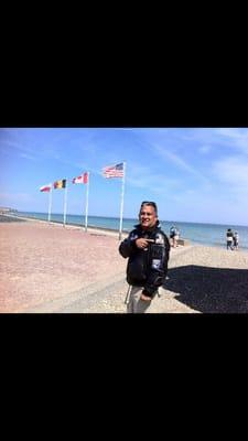 Attorney Anthony Penoso @ Omaha Beach, Normandie, France 4th of July