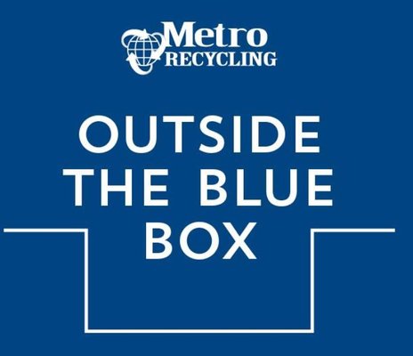 Think outside the blue box and learn what you can recycle at wheredoirecycle.com