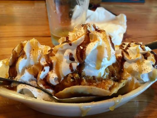 Deep fried ice cream. Nothing beats fried key lime pie in Florida, but I say a must try.