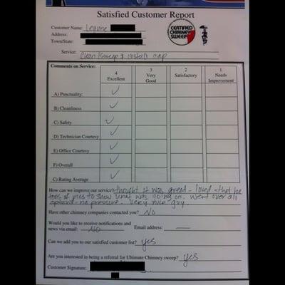 Customer Satisfaction Report