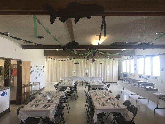 Columbian Club Serving Room and Second Dining Room.