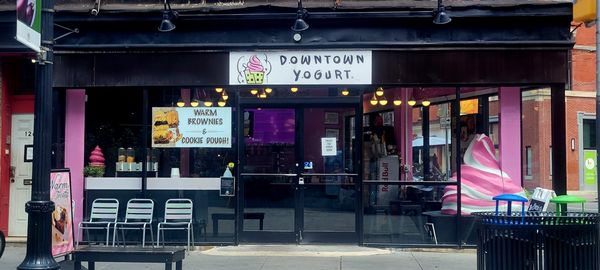 Storefront (07/14/23). @Downtown_Yogurt #JerseyCity #FrozenYogurt #Froyo #SweetEats