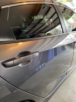 Car window tint.