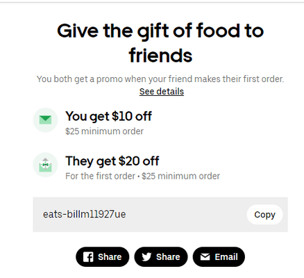 uber eats first time food discount