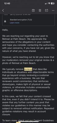 My original review was removed because this company pays yelp to do so. Absolutely disgusting