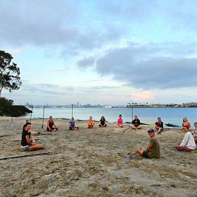 Full moon sup meditation sesh