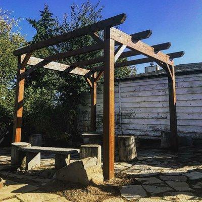 Custom pergola