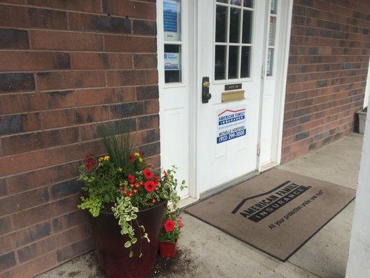 Our Front Door...come on in and say hello.