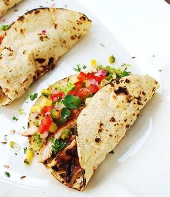 Grilled chicken wrap