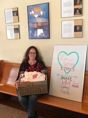 Congratulations to our February Basket Winner! One of our best patients, Jen! Thank you for your referrals to our office! They are the best!