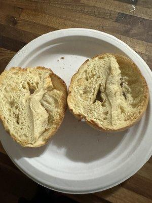 Asiago bagel