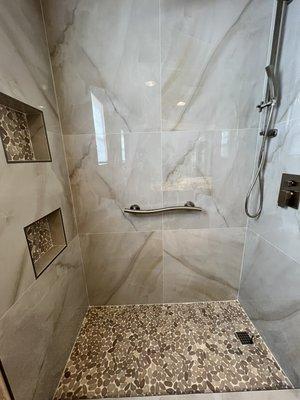 New shower at Pleasanton CA