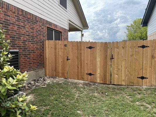 My new gate (the one on the left) is AWESOME! the work was completed efficiently, the workers were very courteous and professional