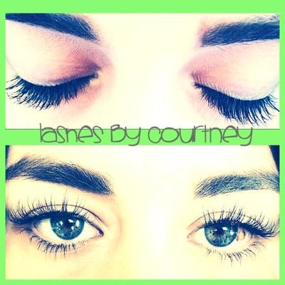 A beautiful set of Mink (one to one) lashes... the natural set!