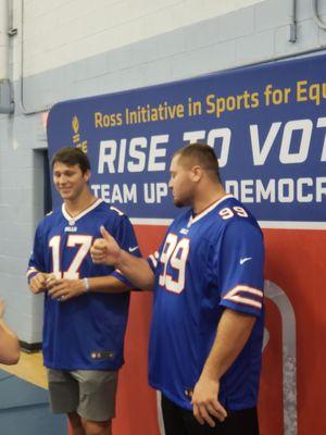 Lorenzo Alexander's ACES Foundation Event 2018, Josh Allen & Harrison Phillips