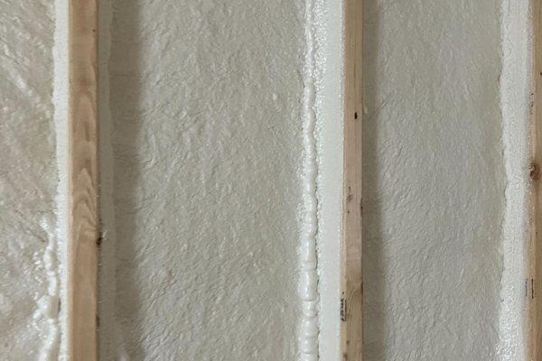 Spray foam insulation