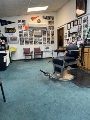 Cherokee Barbershop interior