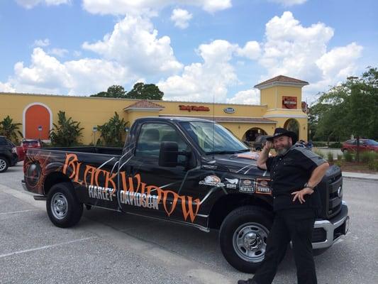 Black Widow Harley Truck