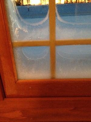 Ice on the inside of house