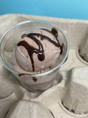 Nieve de chocolate