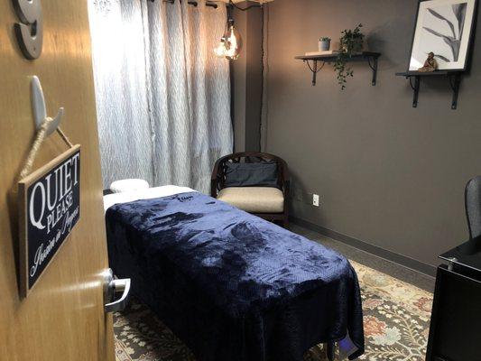 Our relaxing massage studio