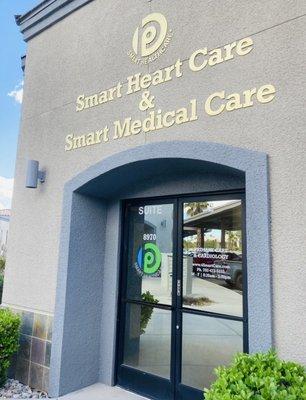 Entrance to the Smart Medical Care located on the backside of the building. The front side entrance is for the Smart Heart Care.