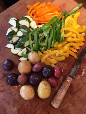 Meals should be diverse and colorful!