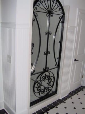 Custom shower door