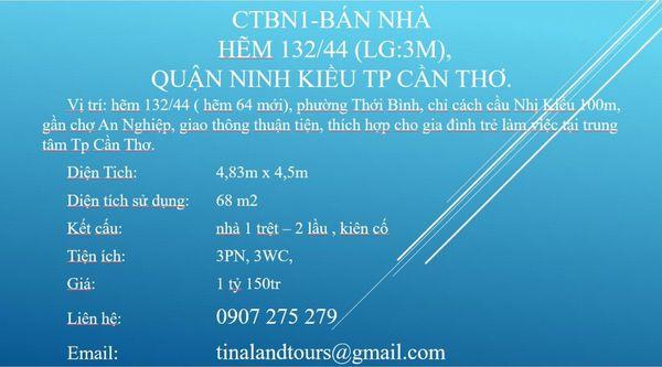 House for Sale. Call Tony +84907275279