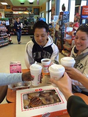 Dunkin' Donuts & coffee! At last!